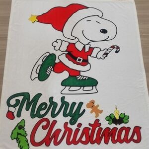 Christmas Snoopy Soft Throw Blanket